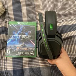 Gaming Headset And Star Wars Game