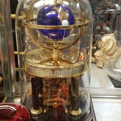 Franklin Mint Anniversary Globe Clock