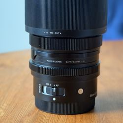 Sigma 35mm F2 for SONY