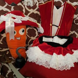 Women's Sexy Red Pirate Costume