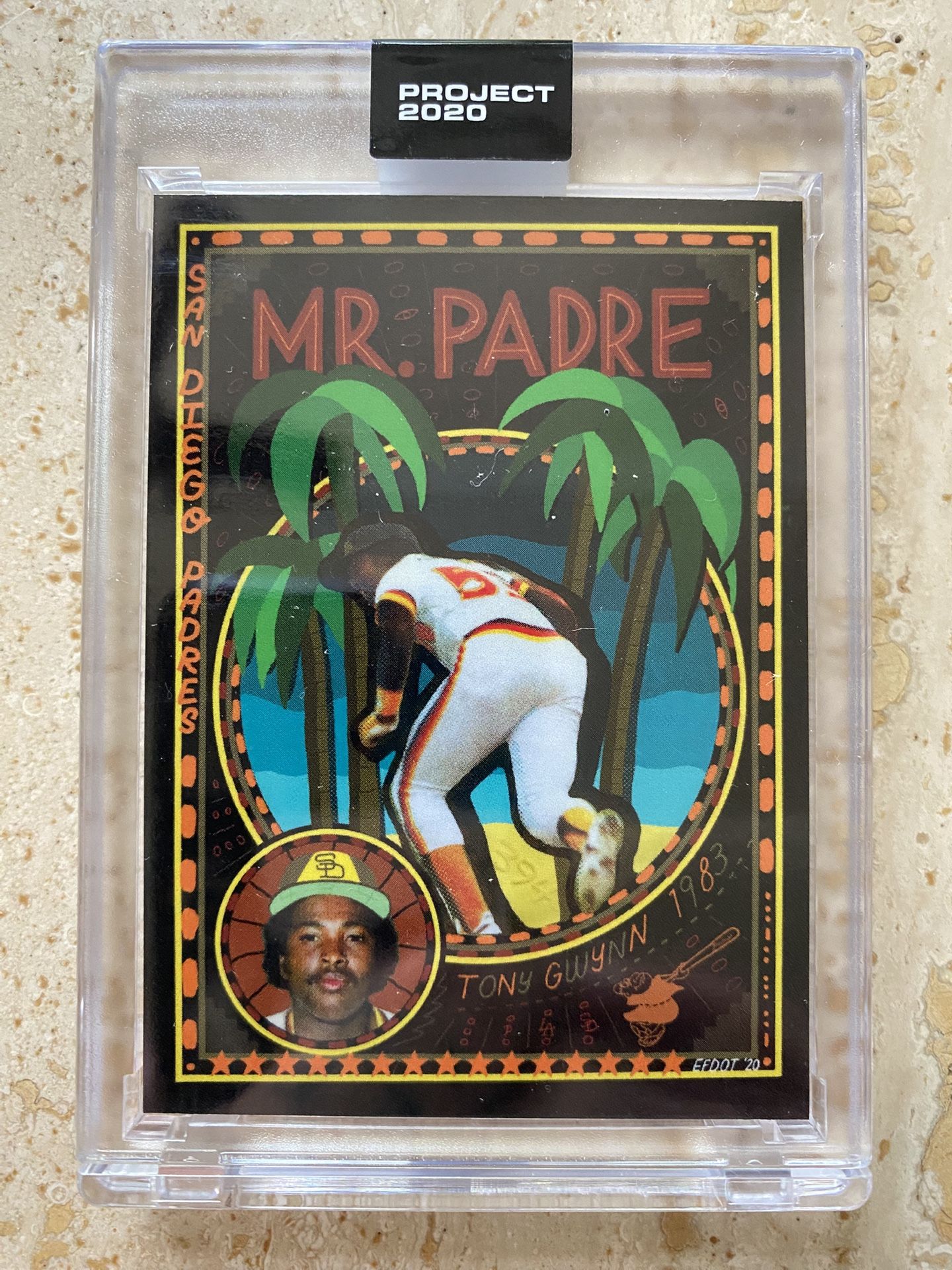 Tony Gwynn 2020 Topps Project #94 Art By EFDOT (Sealed) W/Box