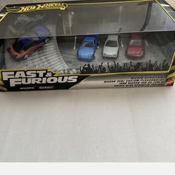 Hot Wheels Premium Fast & Furious Tokyo Drift Set Diorama Car Culture