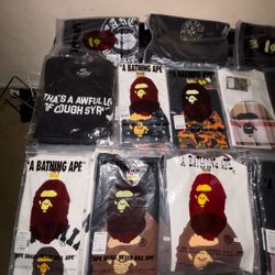 Bape Shirts, Cough Syrup