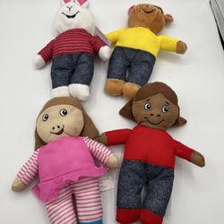 PBS Arthur And Friends Plush Dolls