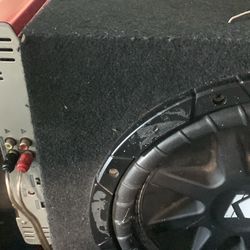 Kicker 12” Subwoofer and VR3 200Watt amplifier combo