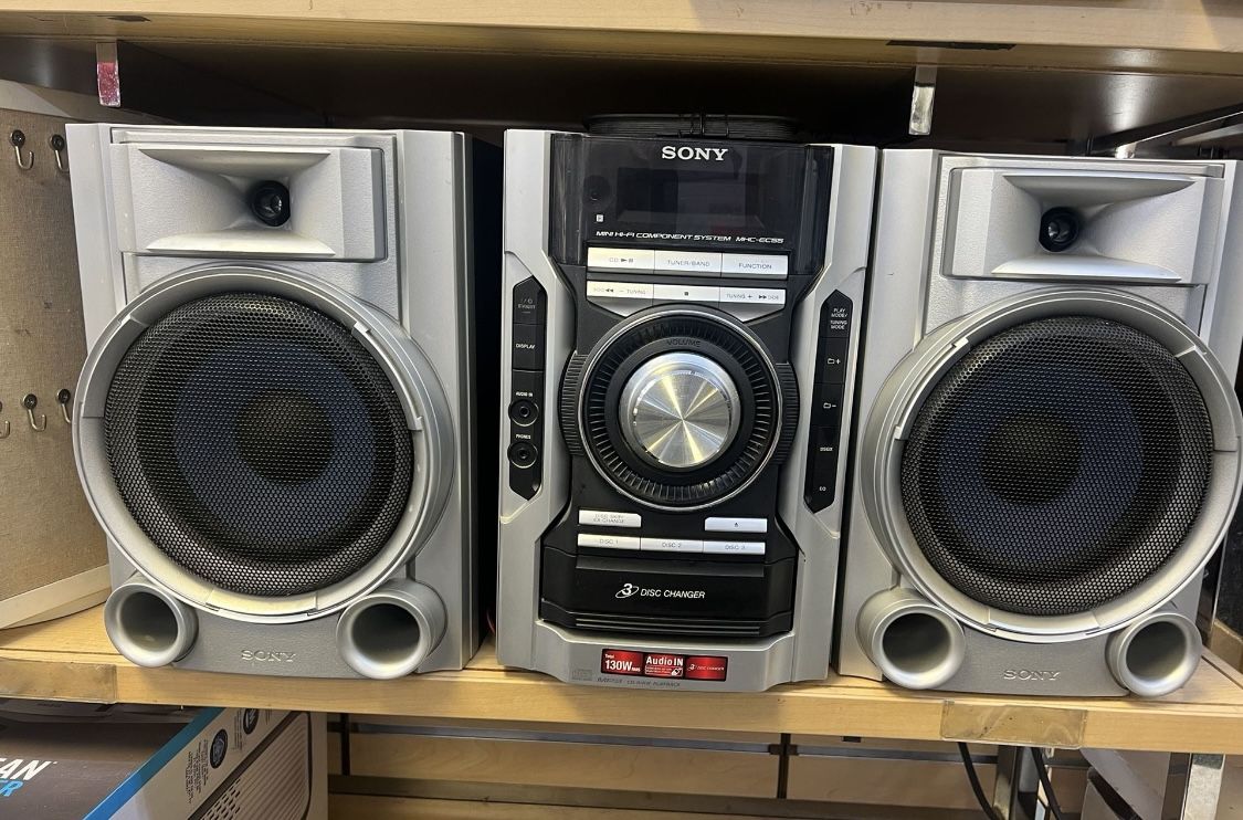 Sony MHC-EC55 | Mini HiFi Component System | 3-Disc CD Changer-UNTESTED