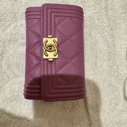 Chanel Small Wallet / Car Holder 