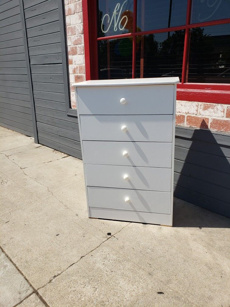 5 Drawers Dresser  29" Wide X  44" High X  16" Deep