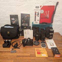 Nikon Z6 With 2 Lenses, Flash, Rode Mic, Bag, and accessories