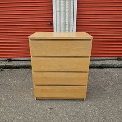 Biege 4 Drawer Dresser