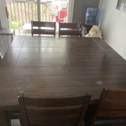 Solid Wood Square Or Expandable Kitchen Table