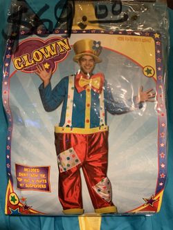 Brand new Halloween costumes for sale clown costume