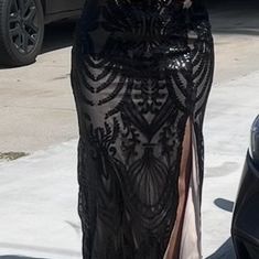 Beautiful black dress size L $100