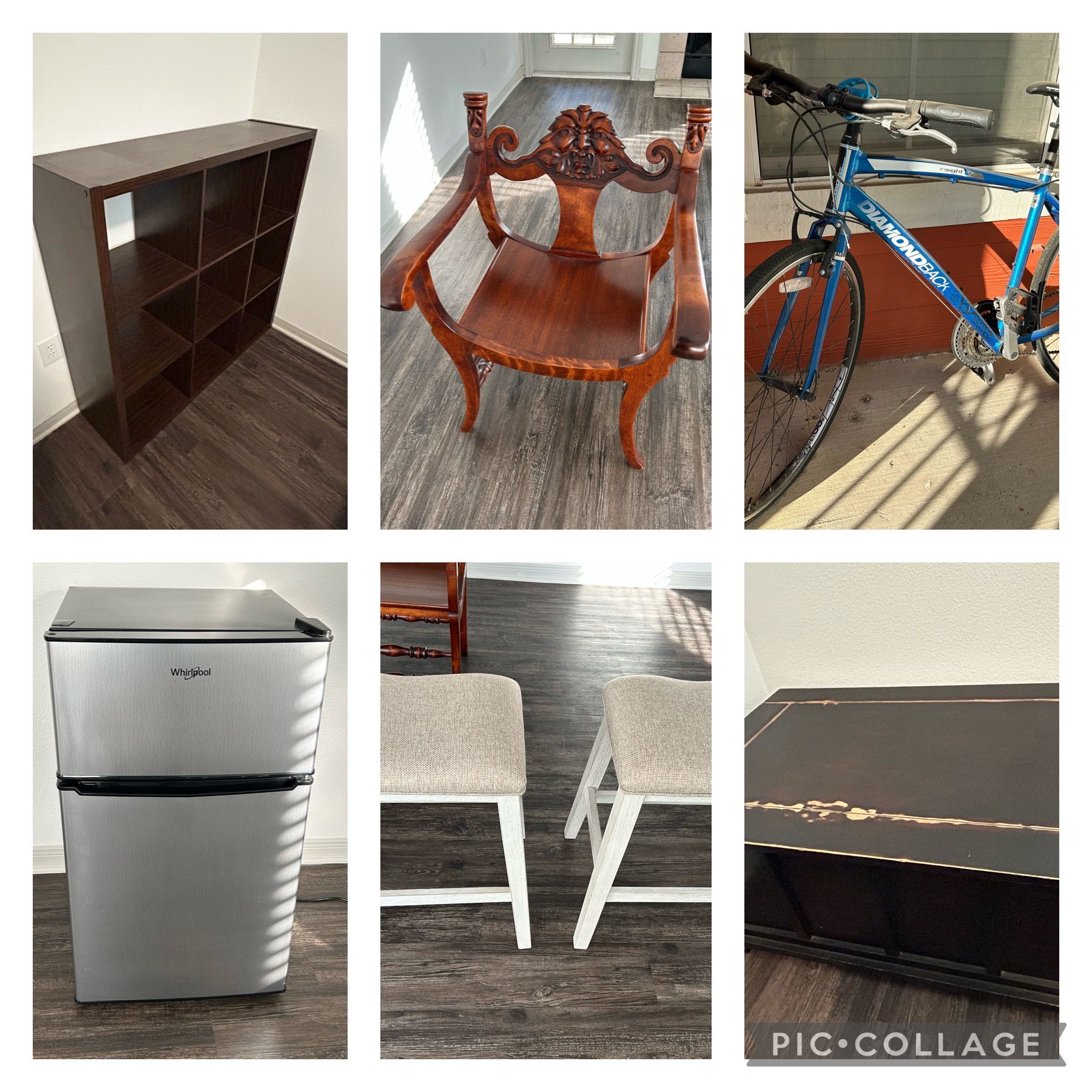 Need To Sell Items ASAP, Queen Bed, Furniture, Fridge