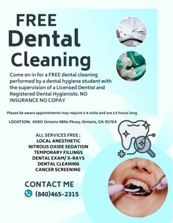 FREE DENTAL CLEANING
