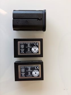 Leica BP-SCL5 + BP-SCL4 batteries