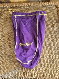Extra Large Crown Royal Bags 13 Inch 1.75 Liter Purple with Drawstring NEW