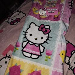 Hello Kitty Easter Blanket 