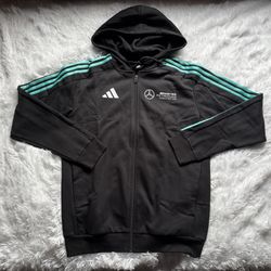 adidas x Mercedes Benz AMG Petronas Formula One Team DNA Mens Size Small Hoodie