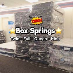 Box Springs Twin Full Queen King Box Spring Bases Para Colchon 