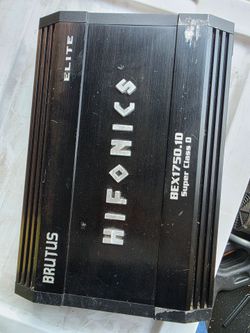 Hifonics amp for subs