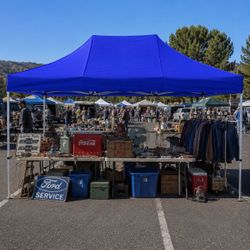 10x15 Pop up Canopy Blue