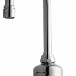 Chrome hicago Faucets 116.203.AB.1 - Hytronic Deck Mount Electronic Faucet