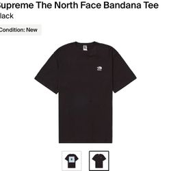 Supreme X North Face Tee - Large
