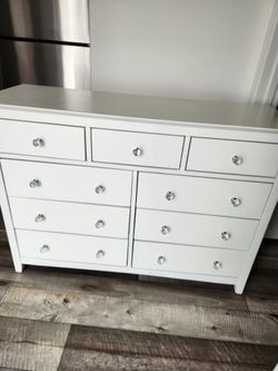 White dresser