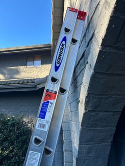 Werner 16 foot extension ladder 200 pounds capacity