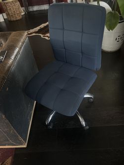 Blue Swivel Desk Chair