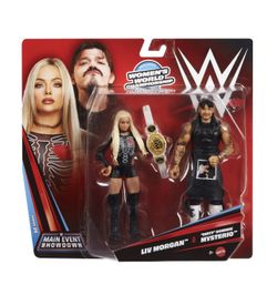 WWE Main Event Showdown Series 25 action figure 2-pack Liv Morgan and "Dirty" Dominik Mysterio