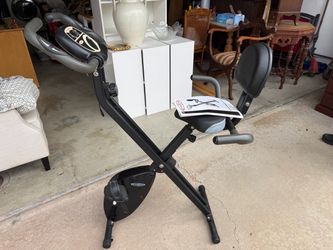 Smooth X-Bike Folding Exercise Bike – Excellent Condition with Manual