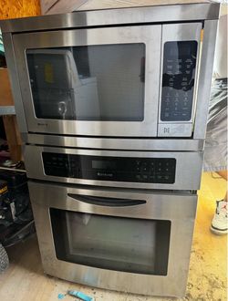 Jenn-Air Stainless Steel Microwave Wall Oven Combo