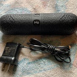 IHip Black Bluetooth Pill Speaker