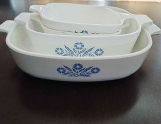 Corningware Set Cornflower Blue
