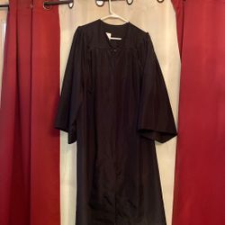 Black Graduation Gown 