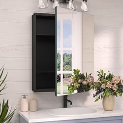 Recessed Medicine Cabinet Mirror Tokeshimi 20x26.1