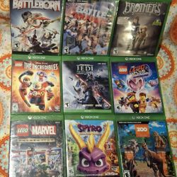 XBOX ONE KIDS GAMES-$10ea
