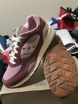 Saucony Shadow 6000 'Mushroom Burgundy' S70747 Men’s Sz 9 Brand New/No Box