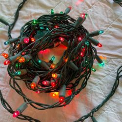 1 Multi Color Christmas Lights, 33ft 100 LED Christmas Tree Lights,