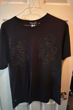 Affliction Black Label rhinestone shirt size L