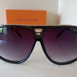 Louis Vuitton Evidence Gold Luxury Sunglasses
