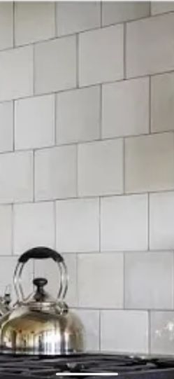 Bedrosians Cloe - White 5" x 5" Gloss Ceramic Wall Tile