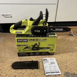 RYOBI ONE+ HP 18V Brushless 10 in. Battery Chainsaw (Tool Only)