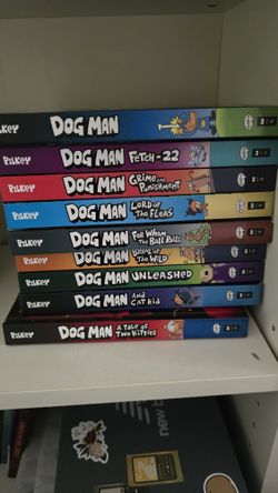 Dog Man Book Collection Set Of 9