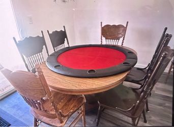 Table set with chairs/game board