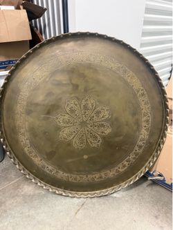 1950s brass table