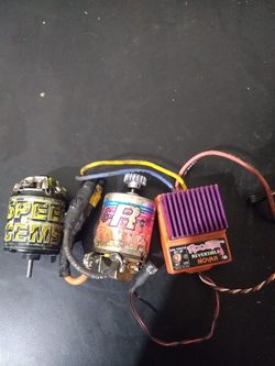 Vintage electric rc motors and esc