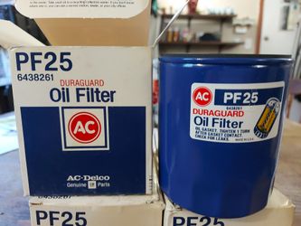 Oil Filters 5 ACDelco PF25 oil filters New in Boxes